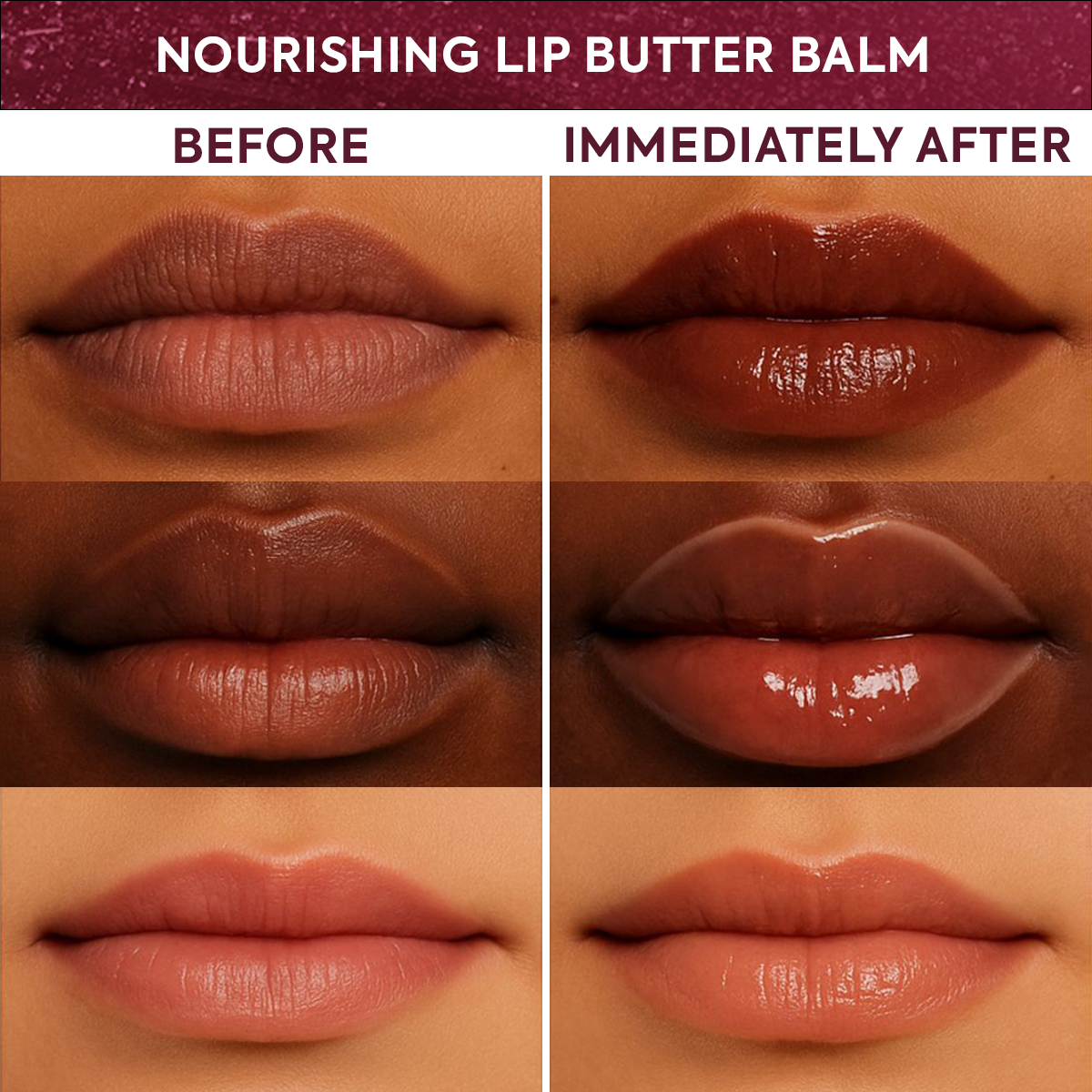 Nourishing Lip Butter Balm - Brown Sugar - Image 4