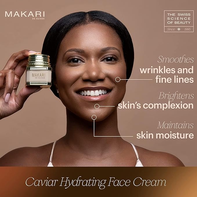 Makari Caviar Face Cream Review 2026: Worth Buying? Makari Caviar Face Cream texture swatch on skin