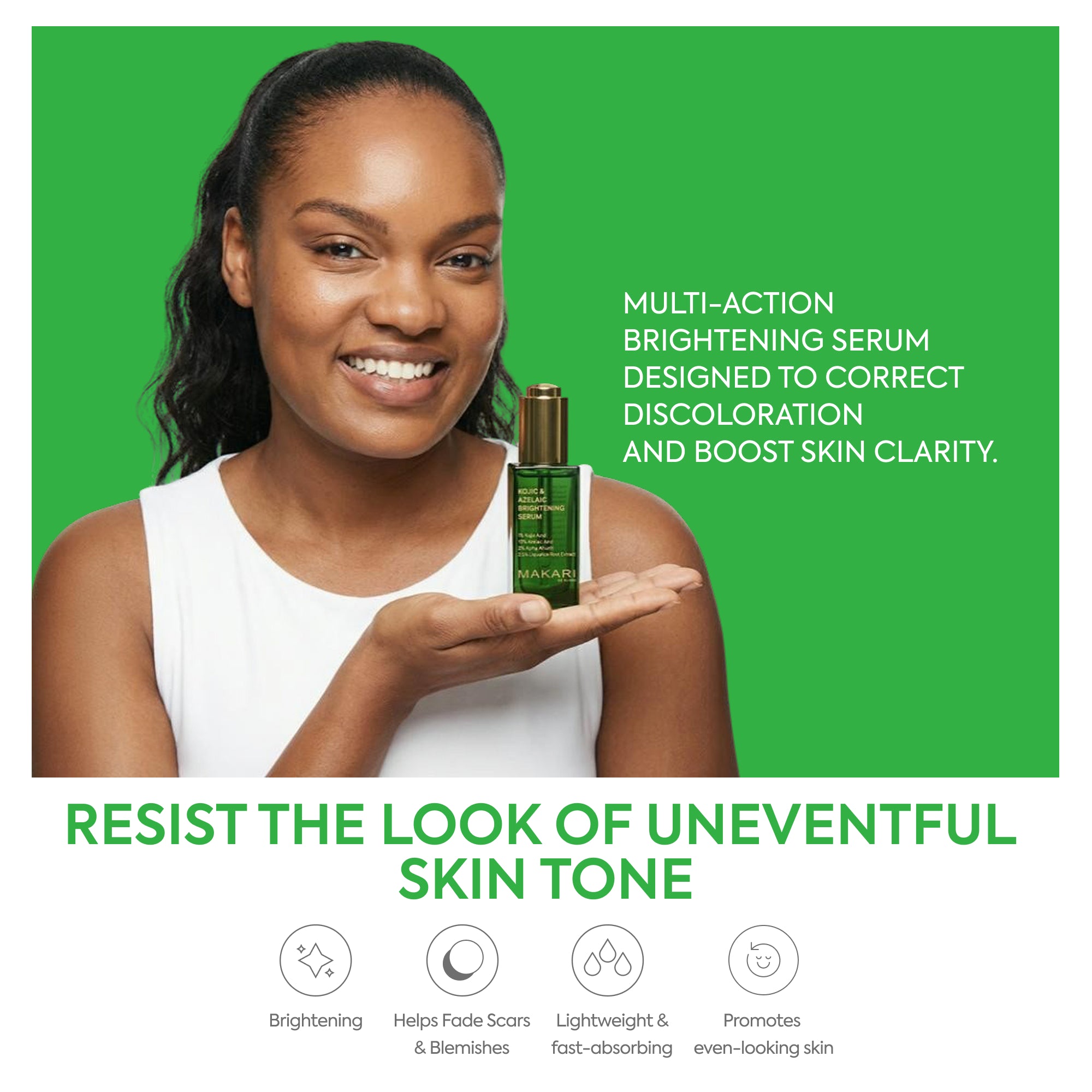 Kojic & Azelaic Brightening Serum – Makari Shop