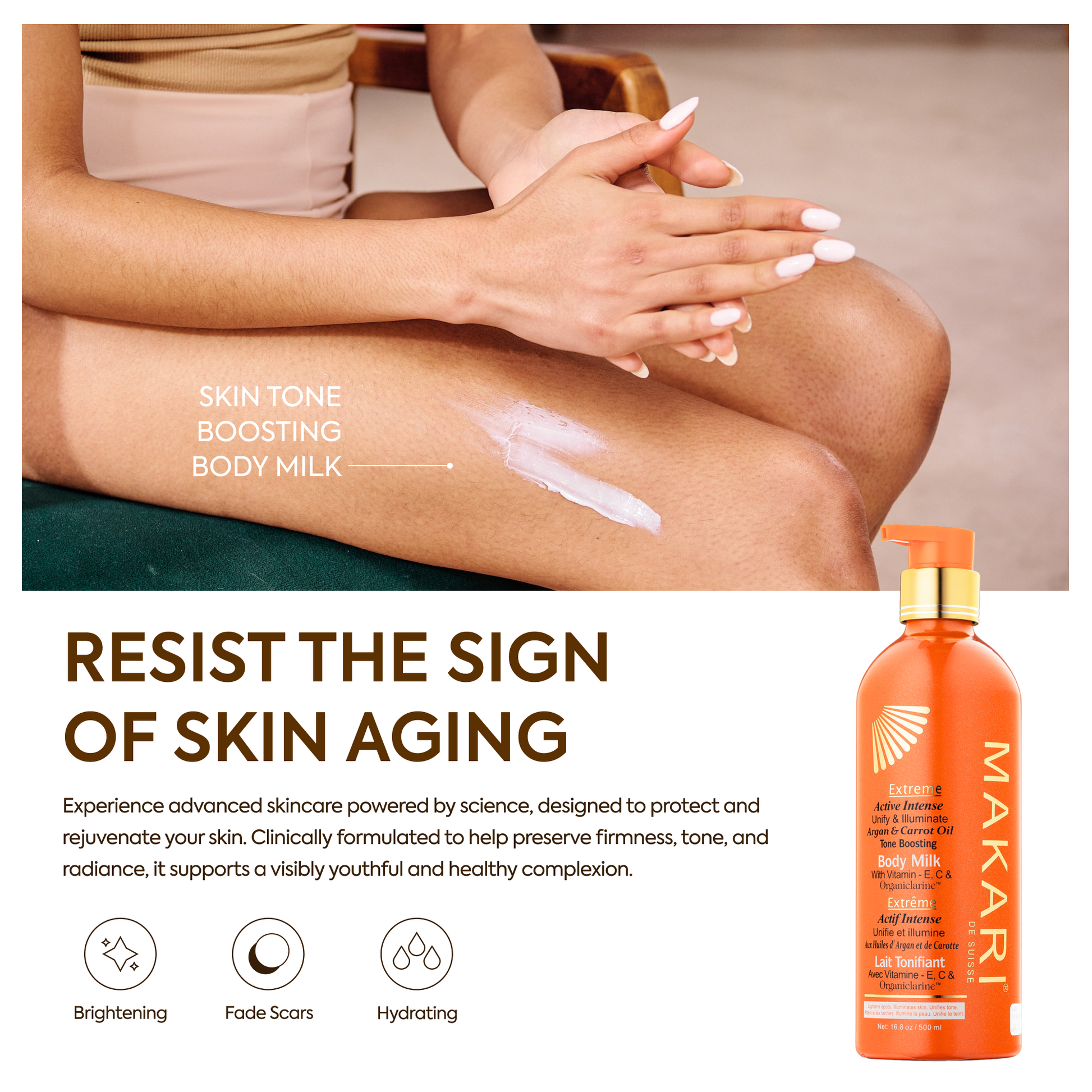 Extreme Argan & Carrot Oil Tone Boosting Body Lotion - Image 3