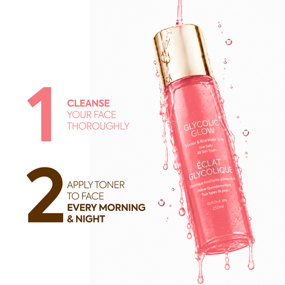 Glycolic & Rice Water Toner 250ml - Image 4