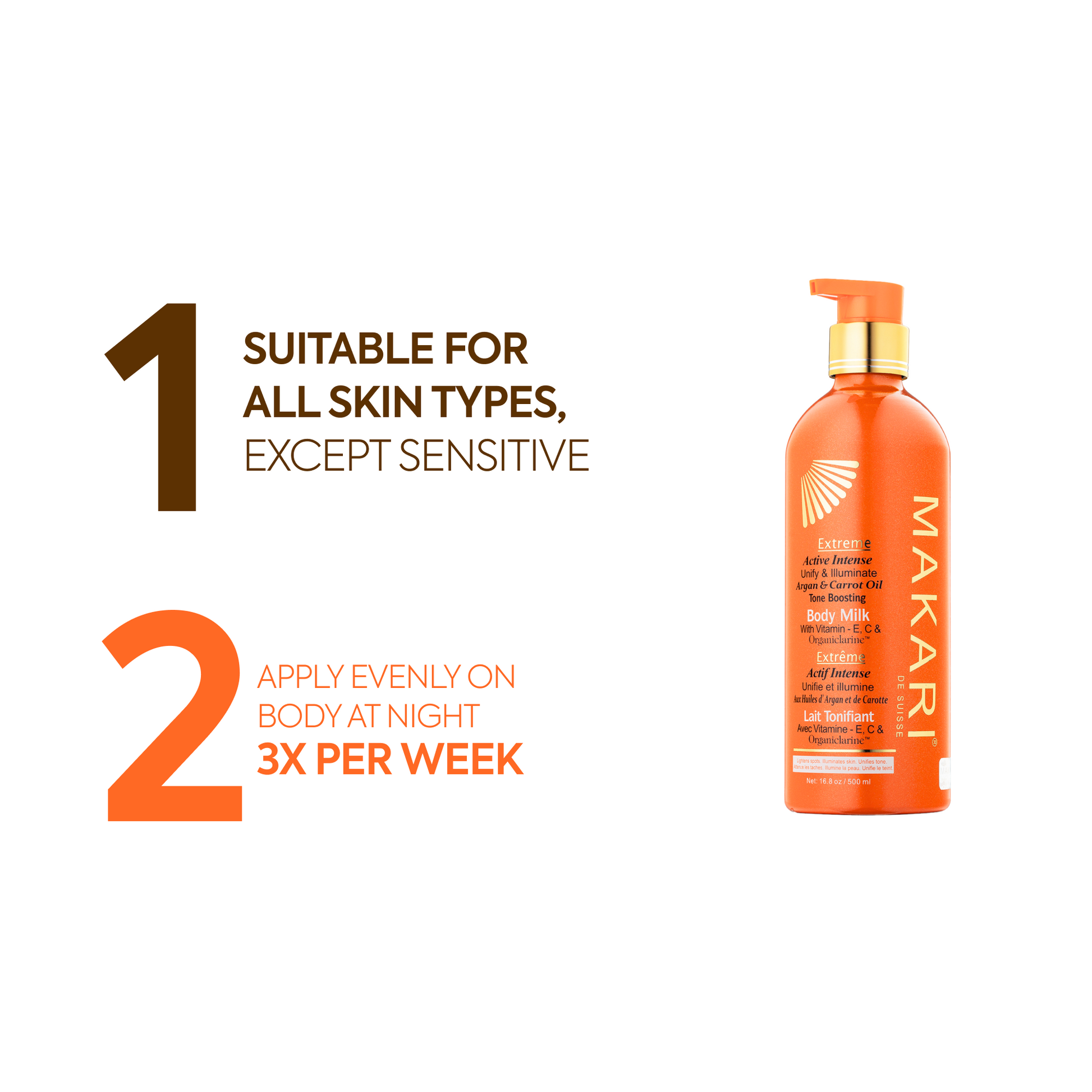 Extreme Argan & Carrot Oil Tone Boosting Body Lotion - Image 5