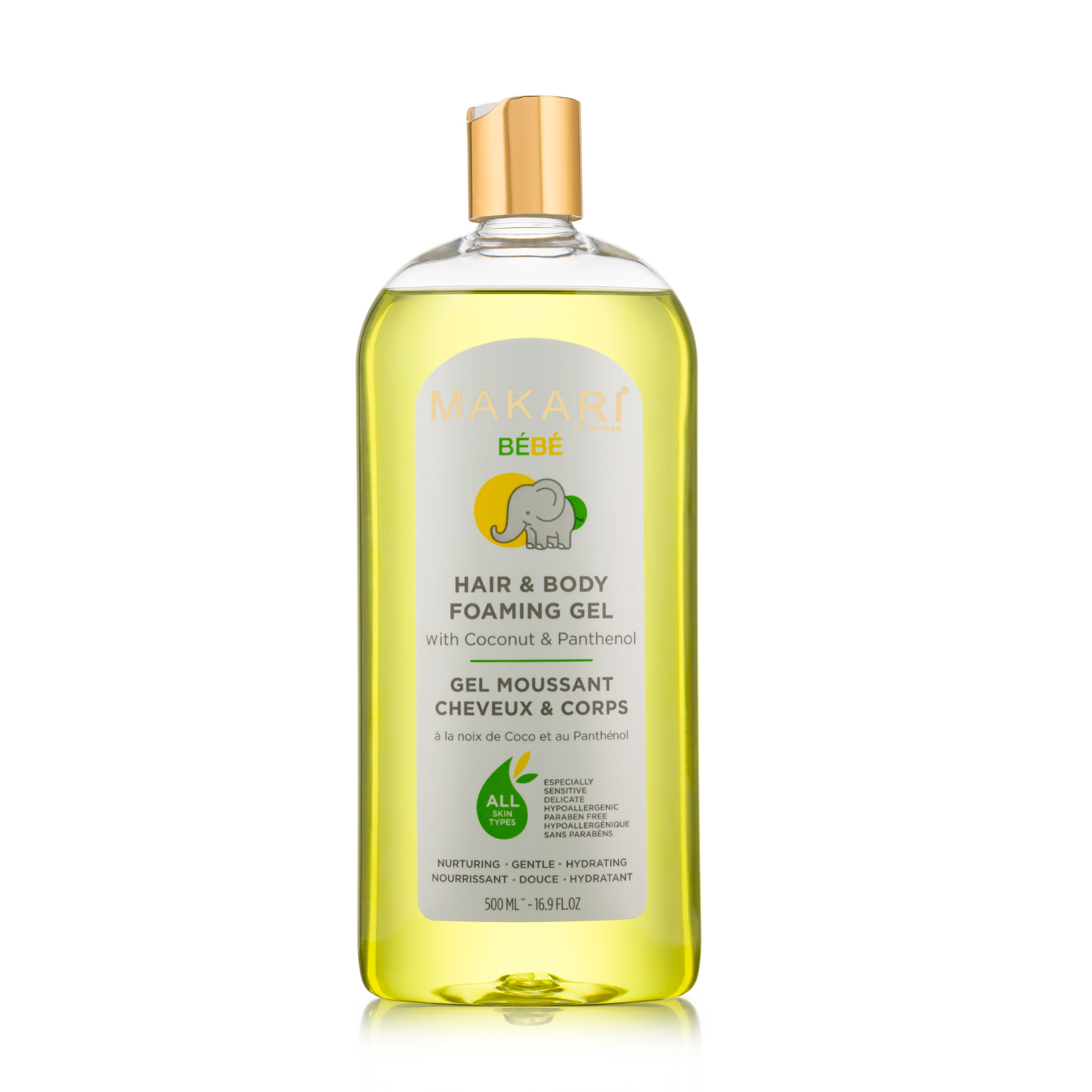 Baby Set With Oil & Foaming Gel & Milk 500ml