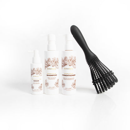 Hair Set Including Shampoo + Conditioner + Serum + Hair Brush - Image 5