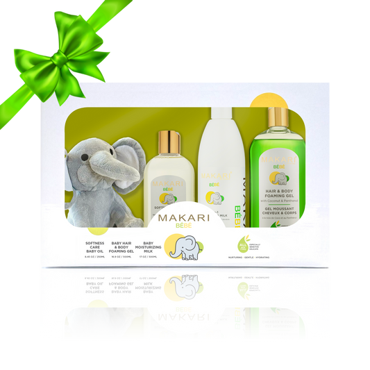 Baby Set With Oil & Foaming Gel & Milk 500ml - Image 1