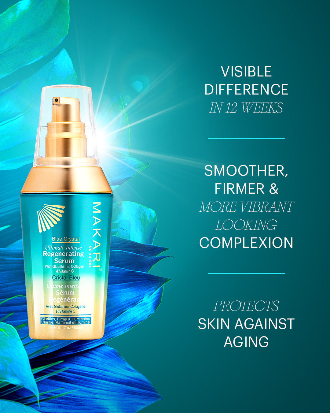 makari glutathione Blue Crystal Vitality Face Moisturizer Unveil your skins natural beauty.For years MAKARI BLUE CRYSTAL ORALIGHT CAPSULES: