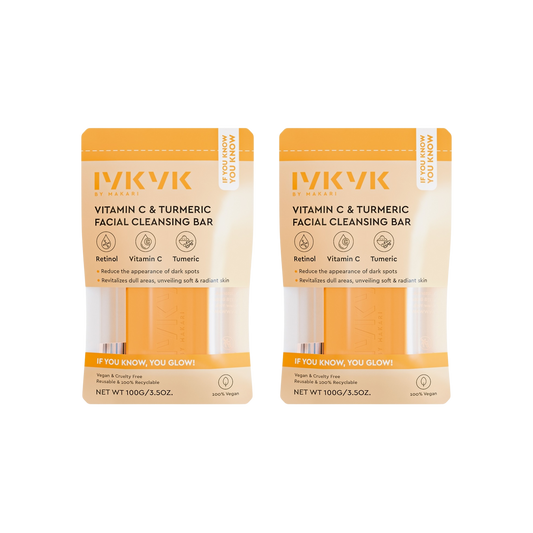 IYKYK VITAMIN C & TURMERIC FACIAL CLEANING BAR - 2 PACK - Image 1