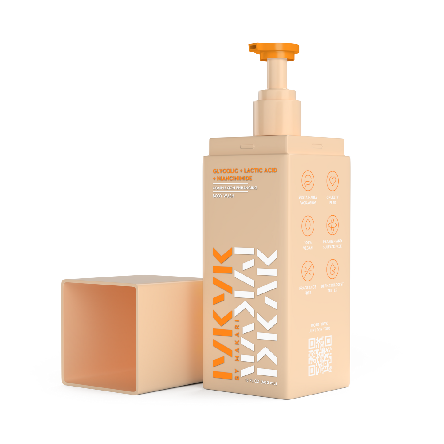 Glycolic + Lactic Acid + Niacinamide Body Wash - IYKYK - Image 1